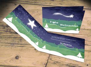 Weihnachtskarte 2016 für Hofmann Gartenbau- und Landschaftsbau
