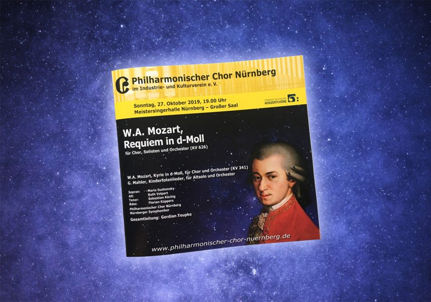 Broschüre für den Philharmonischen Chor Nürnberg