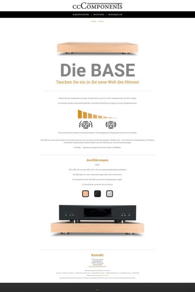 Homepage von die Base